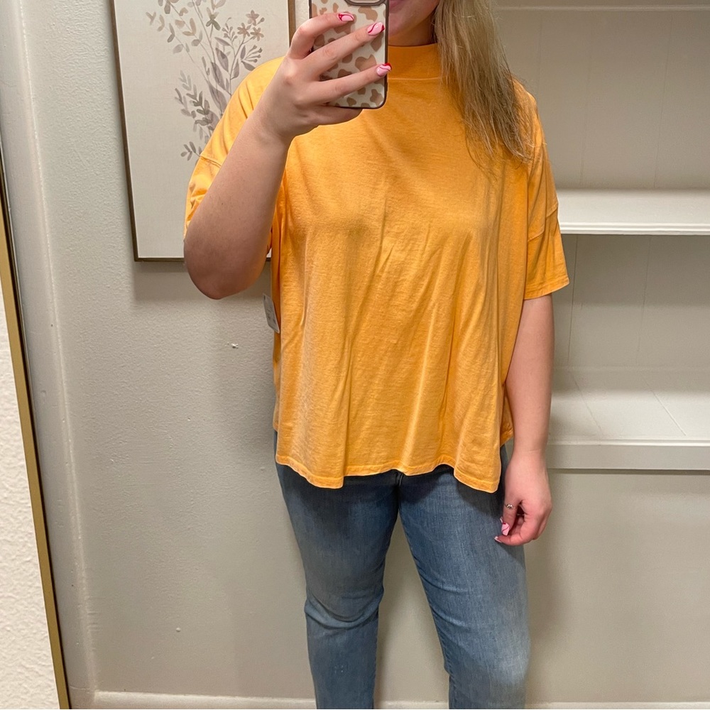 Free people orange top